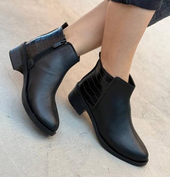 نیم بوت طرح ورنی 33179