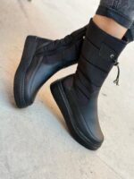 بوت کاپشنی ساق بلند 33106 - تصویر 4