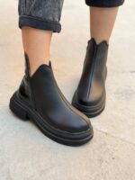 نیم بوت V ورنی 33190