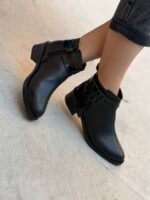 نیم بوت بغل زیپ کرواتی 33188 - تصویر 3