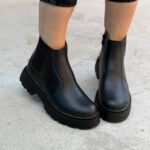 نیم بوت بغل کش کبریتی 33208