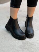 نیم بوت بغل کش کبریتی 33208