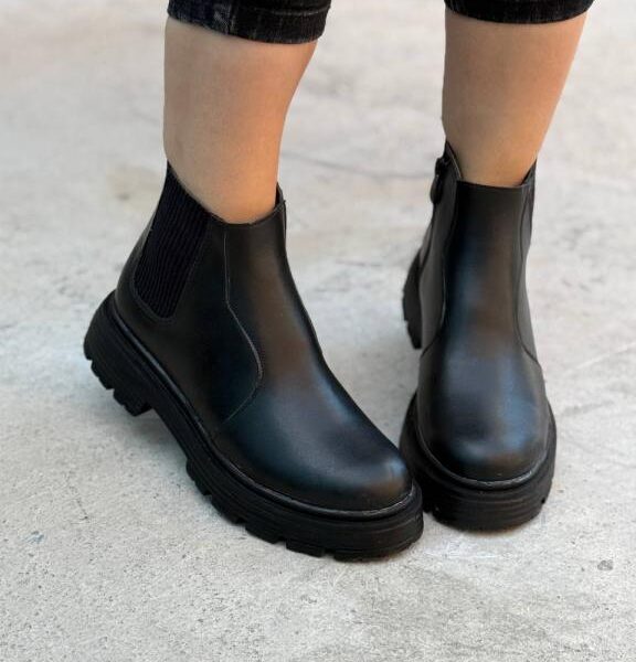 نیم بوت بغل کش کبریتی 33208