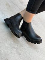 نیم بوت بغل کش کبریتی 33208 - تصویر 2