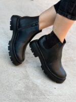 نیم بوت بغل کش کبریتی 33208 - تصویر 4