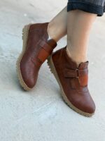 نیم بوت چرم 33262 - تصویر 4