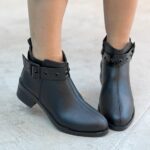 نیم بوت کمربندی ورنی 33260