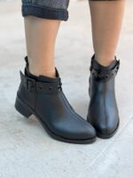 نیم بوت کمربندی ورنی 33260