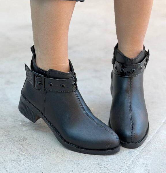 نیم بوت کمربندی ورنی 33260