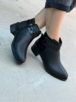 نیم بوت کمربندی ورنی 33260 - تصویر 2