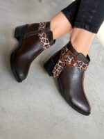 نیم بوت کرواتی پلنگی 33257 - تصویر 2