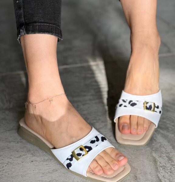 صندل تک سگک پلنگی 33281