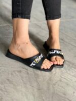 صندل تک سگک پلنگی 33281 - تصویر 2