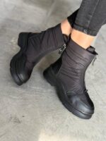 بوت کاپشنی رو زیپ 33287 - تصویر 2