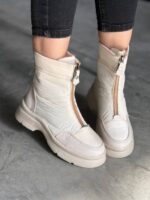 بوت کاپشنی رو زیپ 33287 - تصویر 5