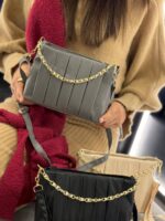 کیف طرح چرم مرواریدی 33369 - تصویر 2