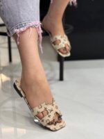 صندل هرمس طرحدار 32397 - تصویر 5