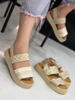 صندل پشت کش طرحدار 33785 - تصویر 6